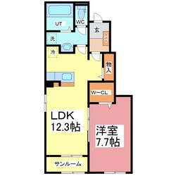 スマート　ルーク和の物件間取画像